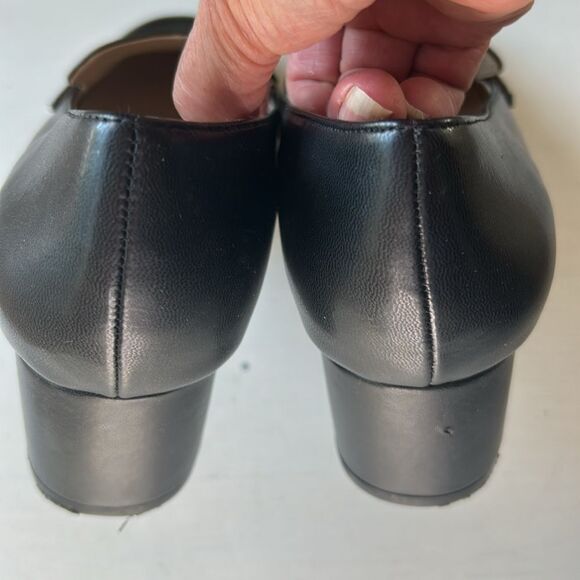 Liz Claiborne Black Slip On Classic Two Inch Heel New No Box Women’s 8 - Picture 9 of 14
